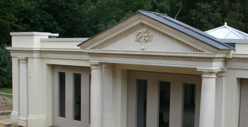 External Fibrocem Dentil Frieze